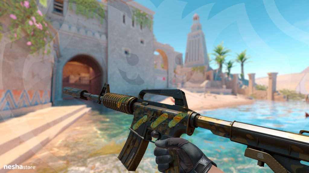 M4A1-S Enlameada com Adesivo Curativo Brilhante