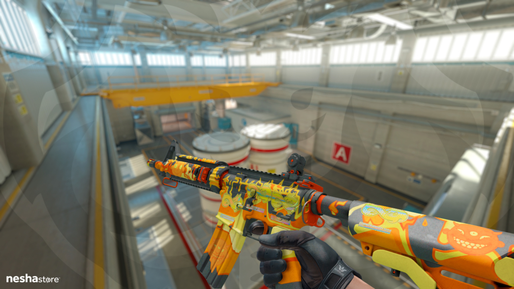 M4A4 Infernal com Adesivo Eternal Fire Holo Copenhagen 2024