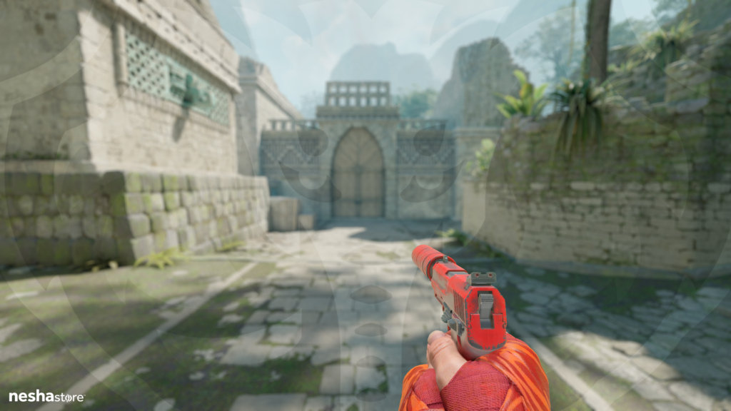 USP-S Bleeding Edge com Faixas Abate