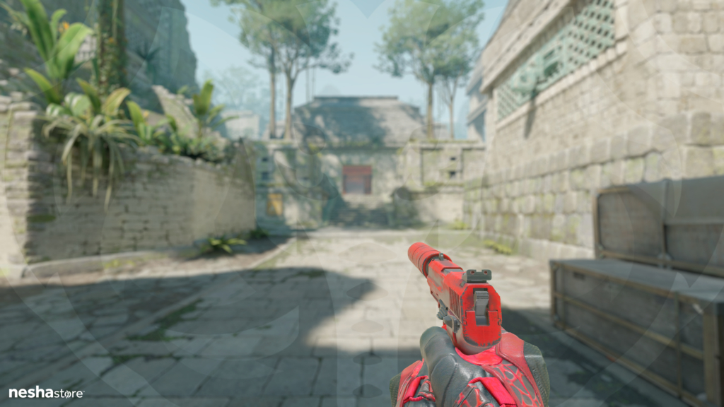 USP-S Bleeding Edge com Luvas de Motociclismo Pressão Arterial