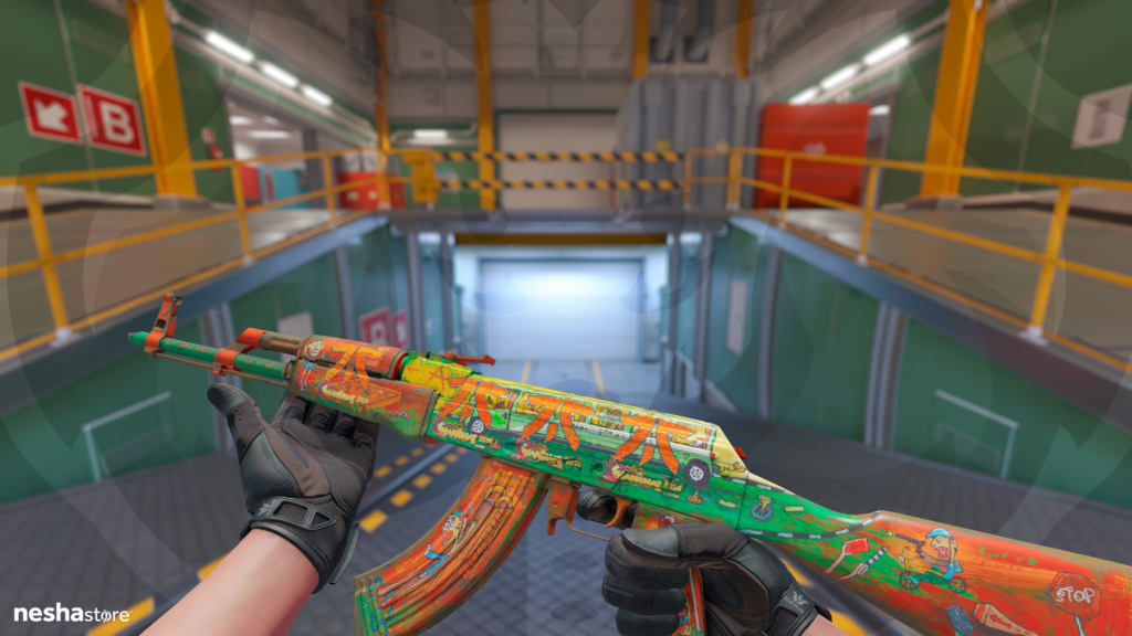 AK-47 Os Forasteiros com Adesivo fnatic Holo Shanghai 2024
