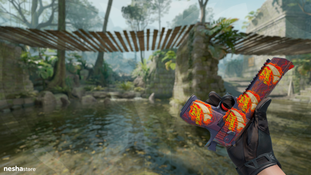 Desert Eagle Ataque da Serpente com Adesivo Presa Quebrada