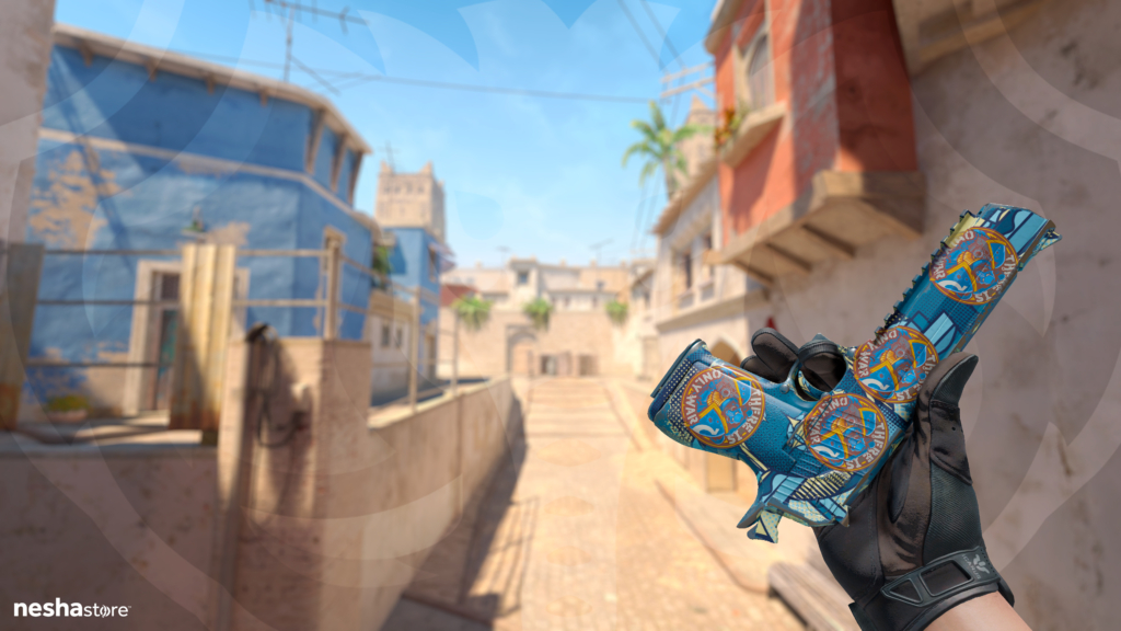 Desert Eagle Sputnik com Sticker Space Marine