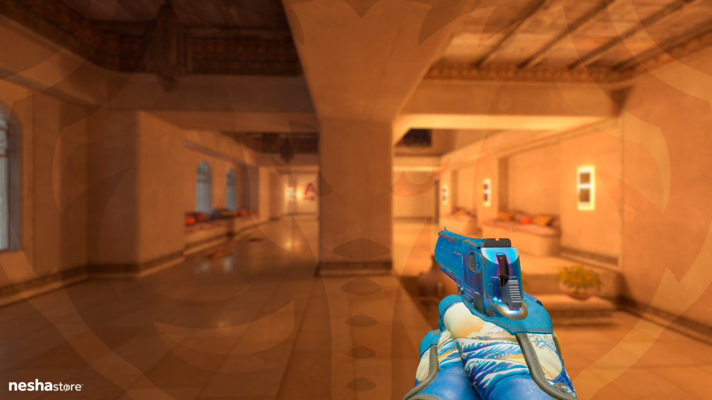 Desert Eagle Heat Treated com Luvas de Especialista Big Swell