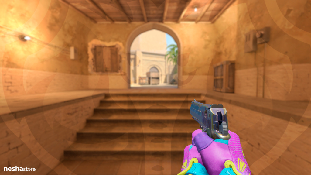 Desert Eagle Heat Treated com Luvas Esportivas Ultra Violenta