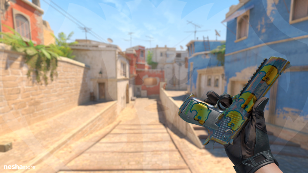 Desert Eagle Heat Treated com Adesivo FURIA Gold Copenhagen 2024