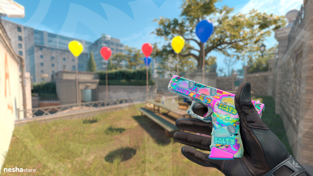 Glock-18 Fully Tuned com Sticker Salty Holo