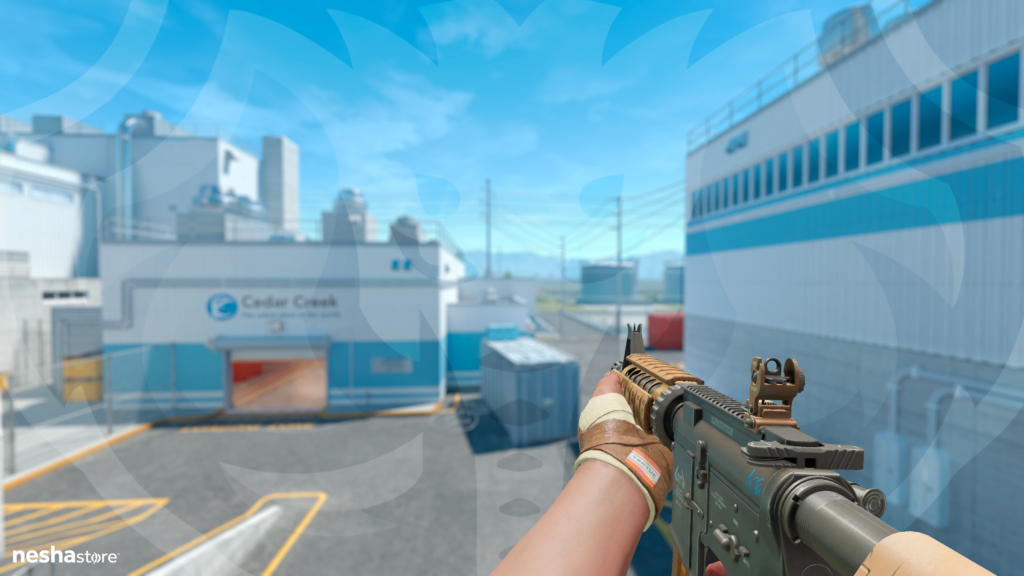 M4A4 Polipente com Faixas Couro