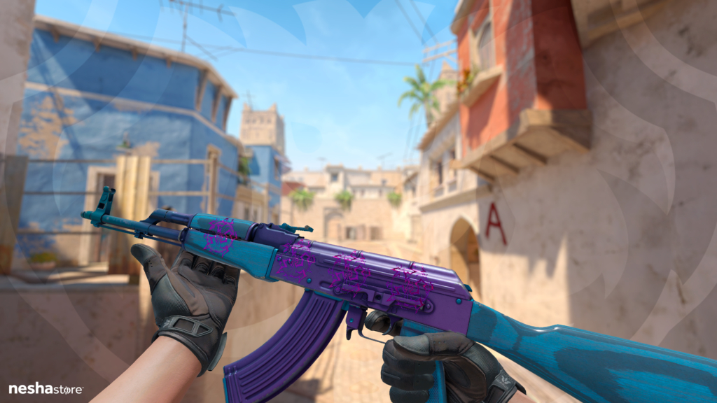 AK-47 Midnight Laminate com Sticker Bolt Energy Foil