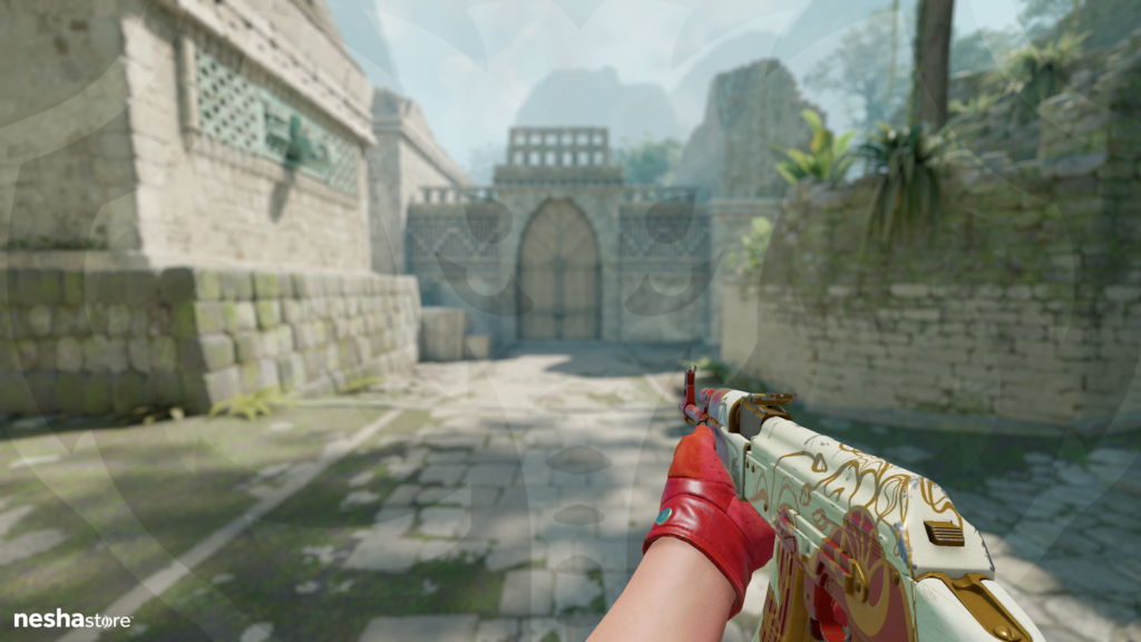 AK-47 Nouveau Rouge com Driver Gloves Brocade Crane