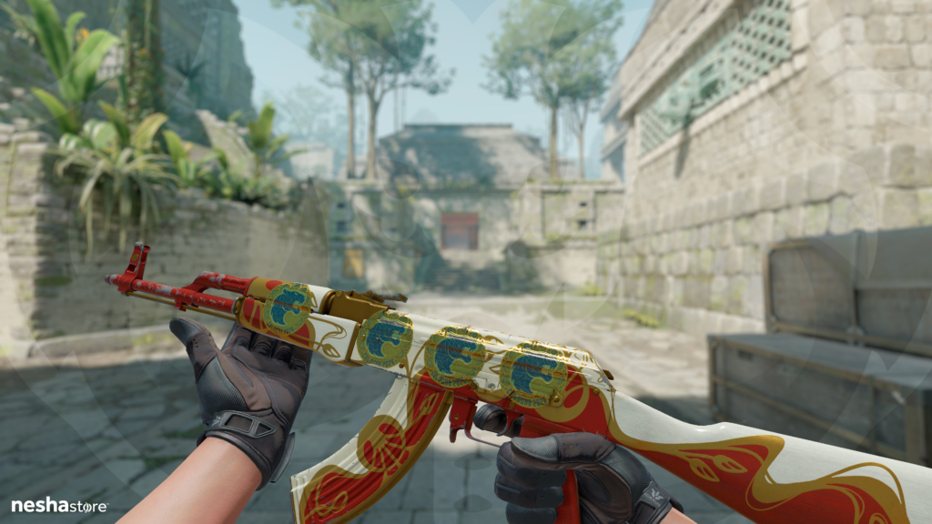 AK-47 Nouveau Rouge com Sticker FURIA Gold Cologne 2026