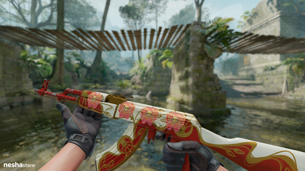 AK-47 Nouveau Rouge com Sticker Till Death Do Us Part