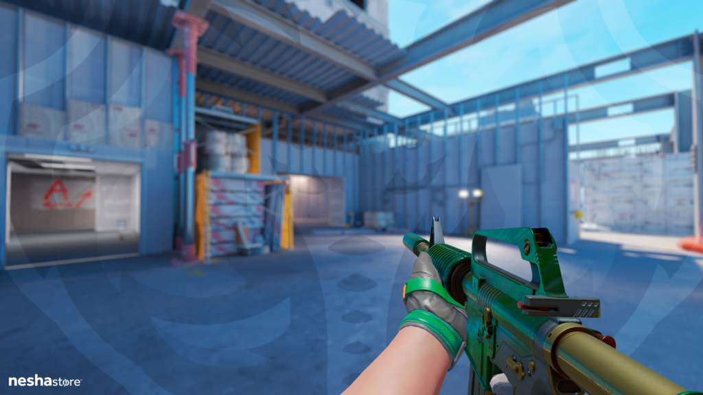 M4A1-S Electrum Moto Gloves Turtle