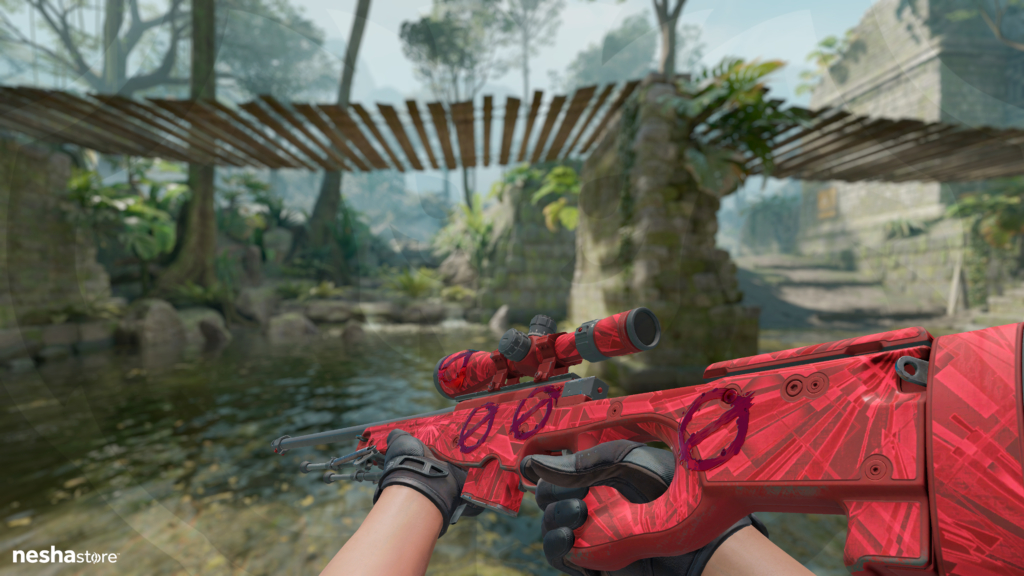 AWP Exotérmica com Sticker Hands Off Foil