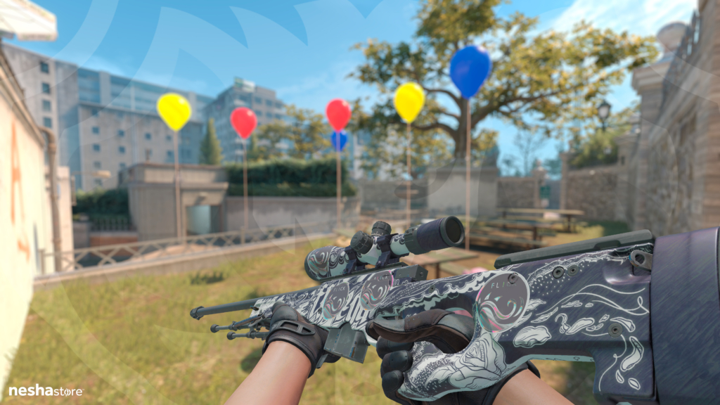 AWP The End Sticker Opal Flick Holo