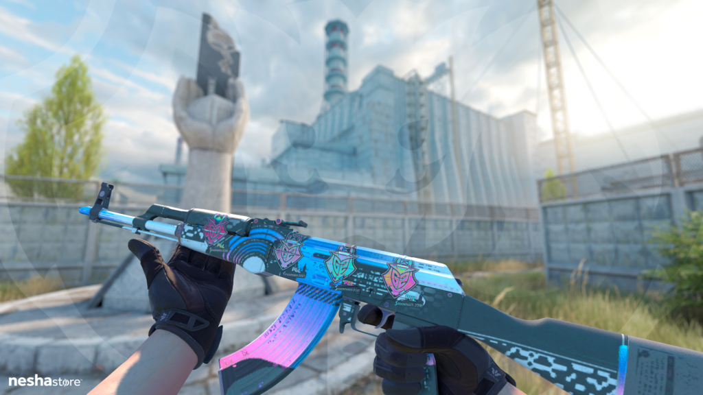 AK-47 AUTOEXEC com Sticker G2 Holo Stockholm 2021
