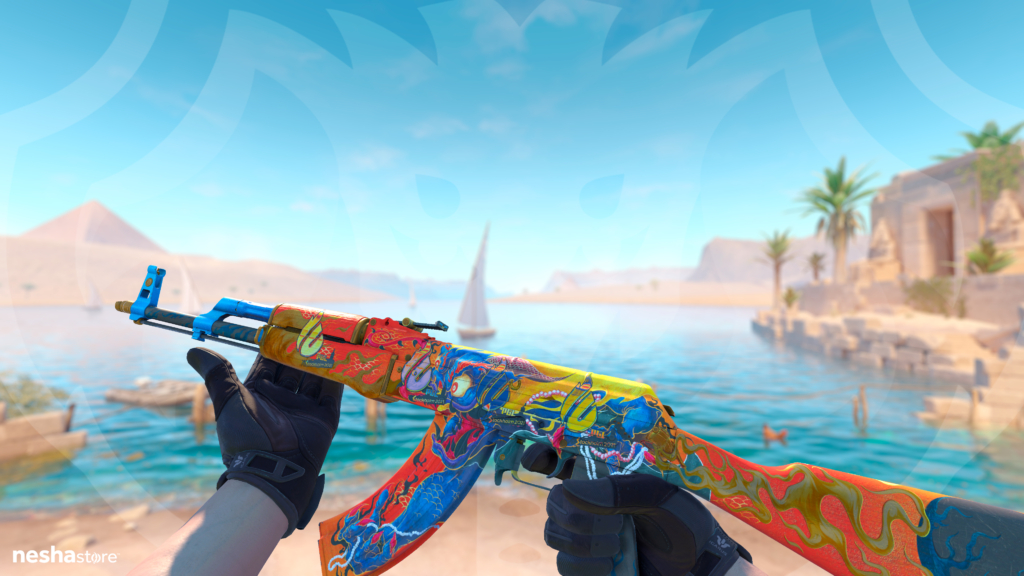AK-47 Consequence of the Jinn com Sticker Copenhagen Flames Holo Stockholm 2021