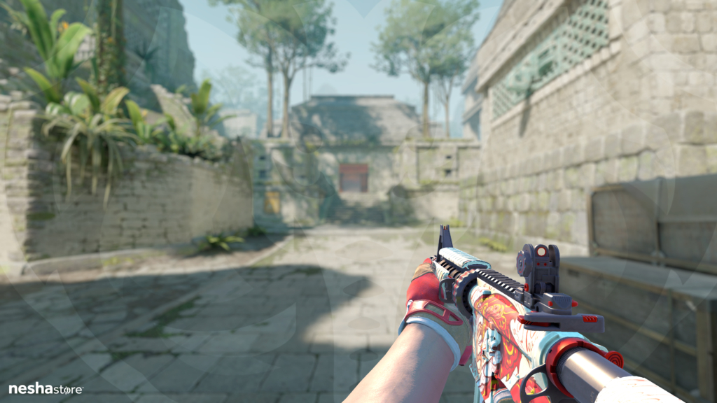 M4A4 Falak com Sports Gloves Slingshot