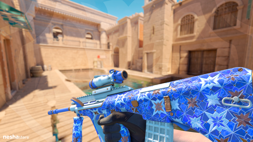 AUG Lapis Lazuli FN