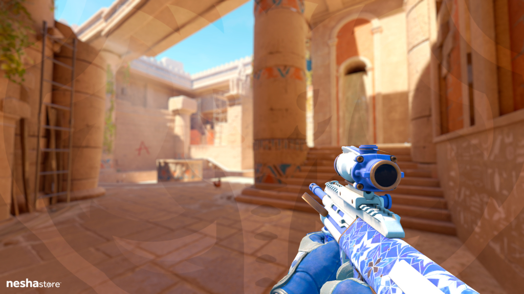 AUG Lapis Lazuli com Specialist Gloves Mogul