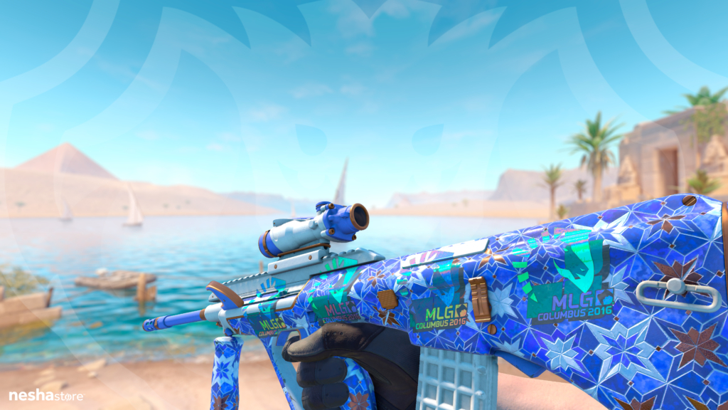 AUG Lapis Lazuli com Sticker Team Liquid Holo MLG Columbus 2016