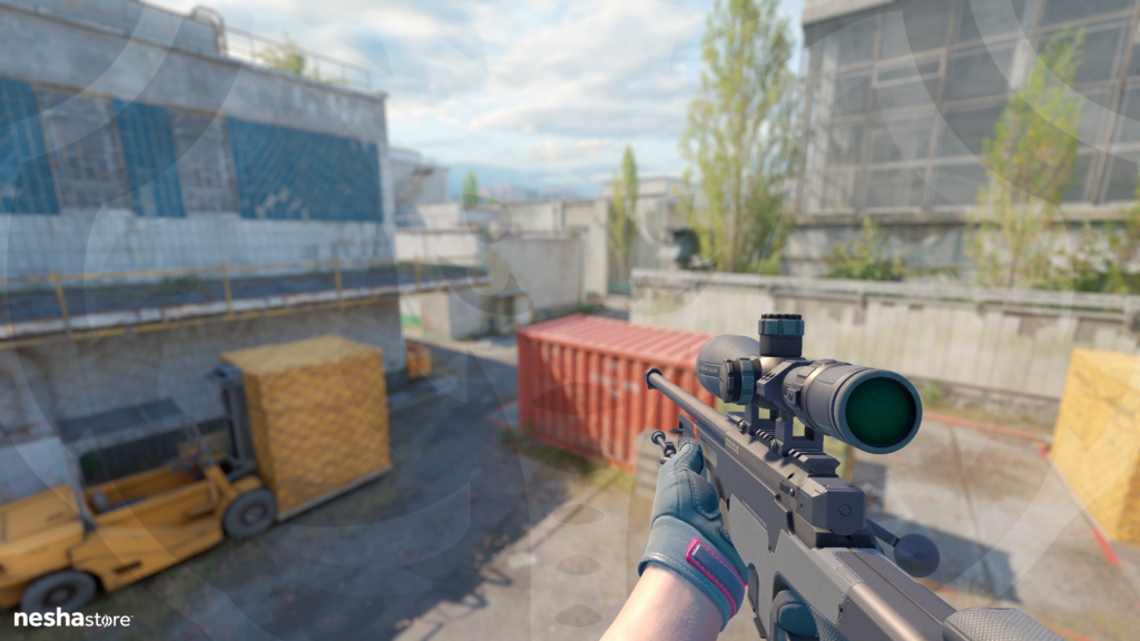 AWP Black Box com Specialist Gloves Crimson Kimono