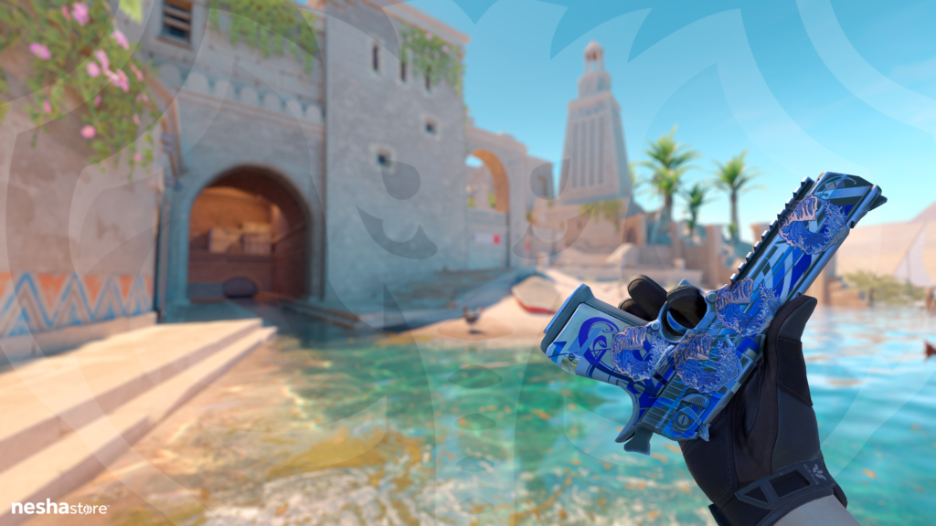 Desert Eagle Eastern Enigma com Sticker Great Wave Foil