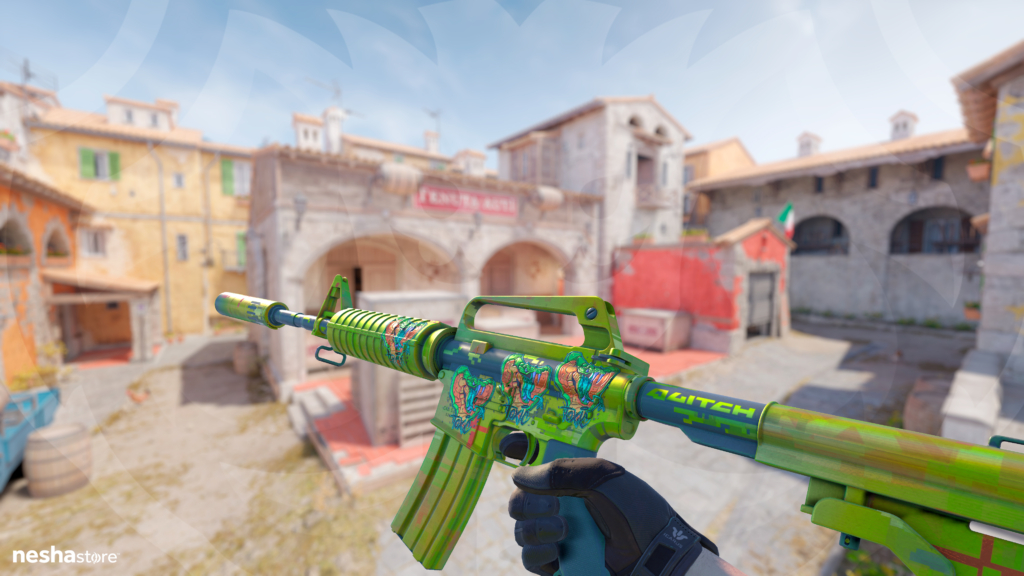 M4A1-S Fatal Glitch com Sticker Toxic Foil